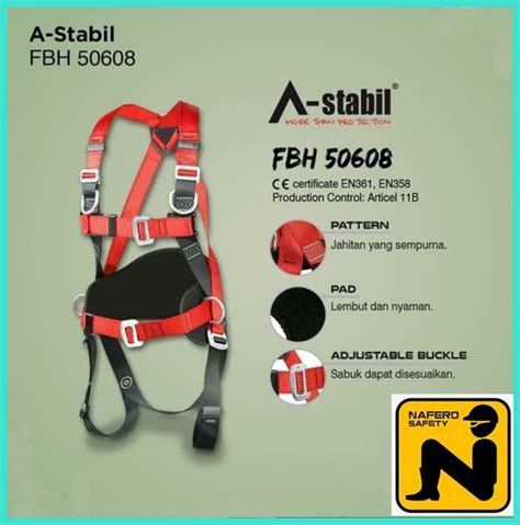 Jual Full Body Harness Safety Belt Astabil Extenders Alat