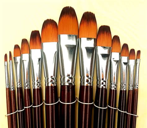 Buy Bomega Filbert Best Artist Paint Brush Set Online