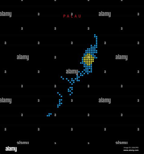 Mappa Di Palau Immagini Vettoriali Stock Alamy