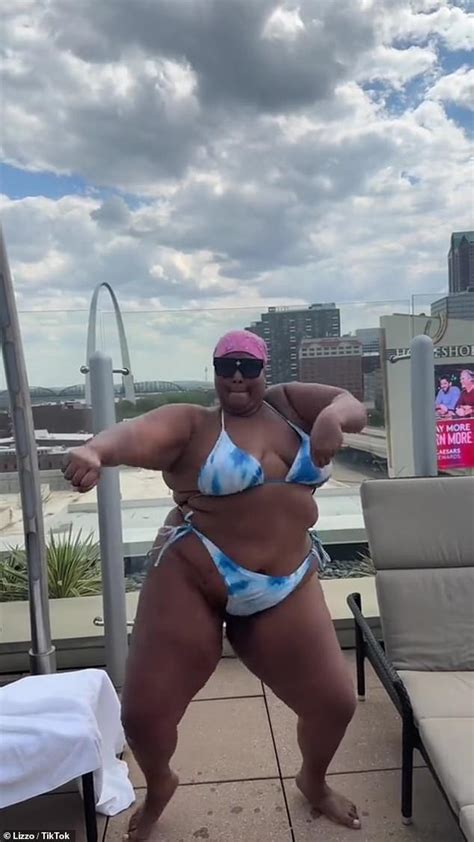 Lizzo Shows Off Her Sensational Figure As She Dances In A Skimpy