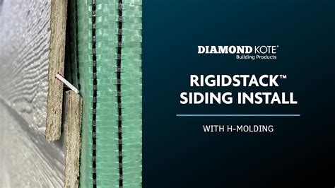 Diamond Kote Rigidstack Siding Install With H Moldings Youtube