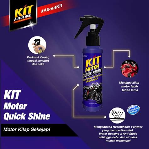 Kit Shine Pump Pengkilap Anti Air Debu Kit Quick Shine Pump 100ml