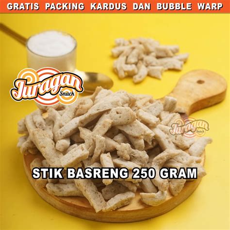 Jual Stik Basreng Asin Gram Baso Goreng Snack Kiloan Makanan Ringan