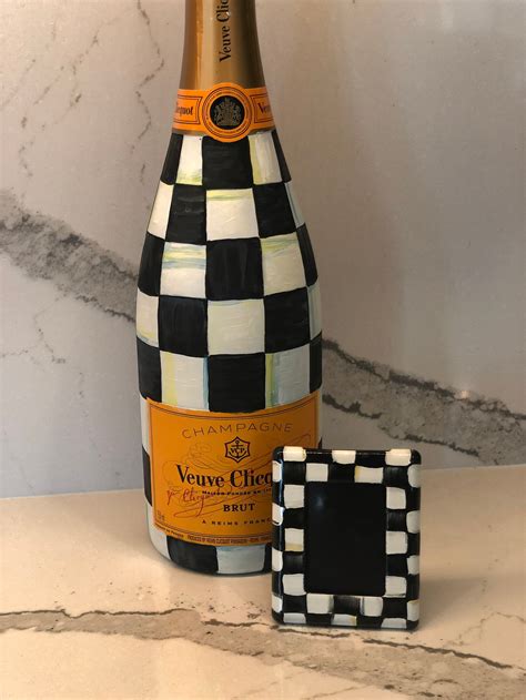 Custom Painted Veuve Clicquot Bottle Etsy