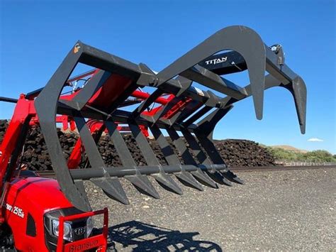 New Titan Skid Steer Quick Connect Hydraulic Grapple for Sale at ...