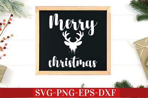 Farmhouse Christmas Svg Bundle By Designs Dark Thehungryjpeg