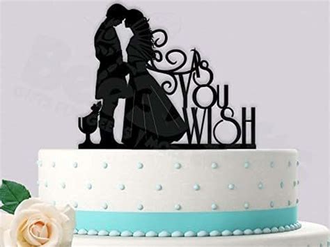 As You Wish Princess Bride Inspired Wedding Cake Topper