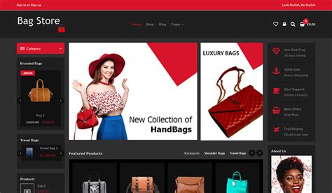 Bag Store - Best WordPress Theme Template for WooCommerce 2024