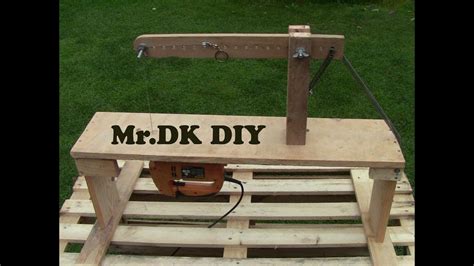 Making A Homemade Scroll Saw Machine Diy 2018 Youtube