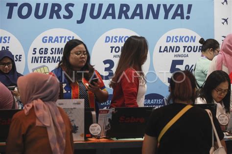 Target Transaksi Dan Pengunjung Gatf Antara Foto