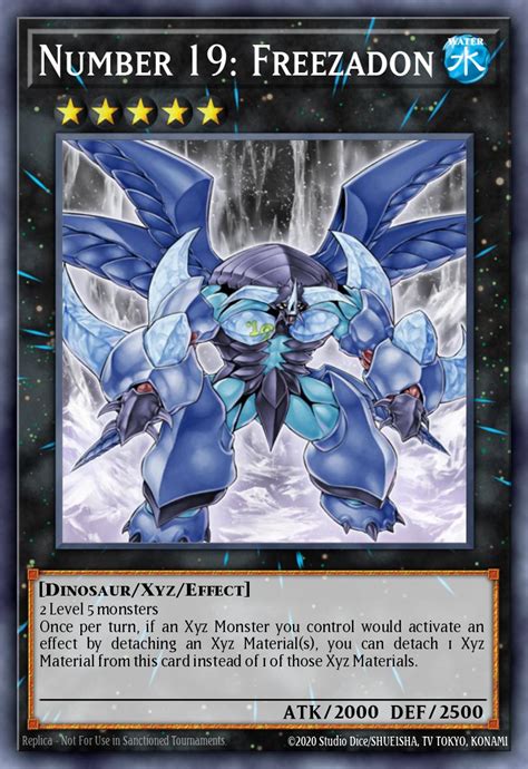 Number 19 Freezadon Yu Gi Oh Card Database YGOPRODeck