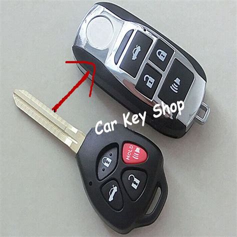 DAKATU Zinc Alloy New Replacement Modified Folding Flip Remote Key