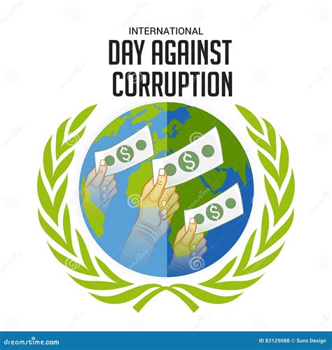 International Day Against Corruption Stock Illustration Illustration