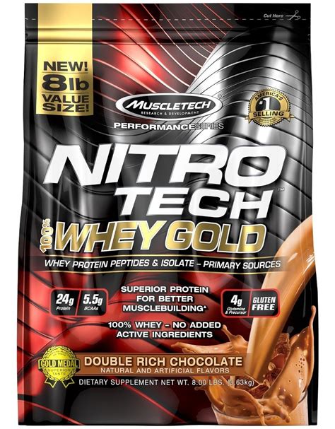 Proteina Muscletech Nitrotech Whey Gold 8 Lbs 3 63 Kg Mercado Libre