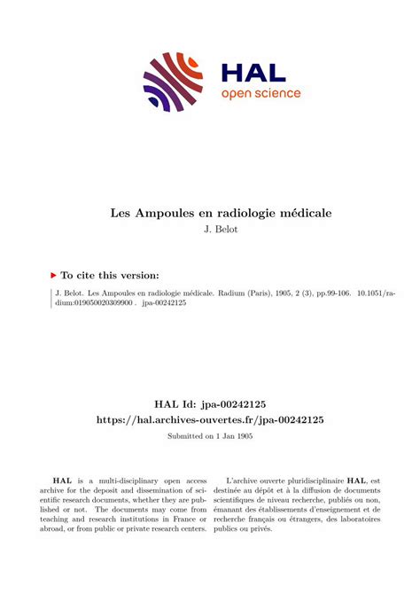 Pdf Les Ampoules En Radiologie M Dicale Dokumen Tips