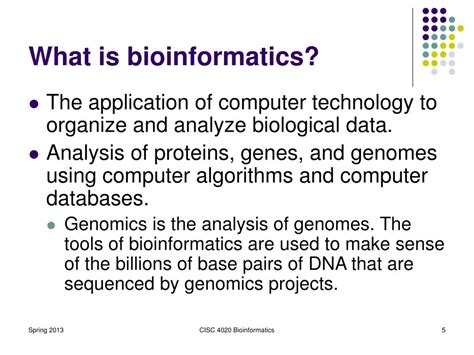 Ppt Introduction To Bioinformatics Powerpoint Presentation Free