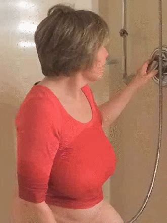 GILF Masturbates In Wet T Shirt GIFs By MarieRocks Nude Pics