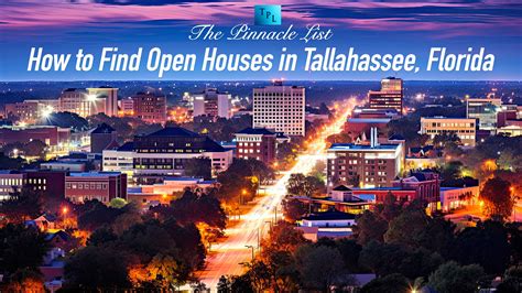 How To Find Open Houses In Tallahassee Florida The Pinnacle List