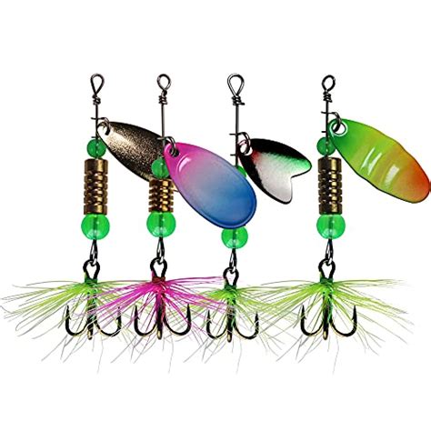 Qualyqualy Fishing Spinner Assortment Fishing Lure Spinnerbait Bass