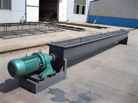 U Shaped Screw Conveyor Conveying Capacity Dahan Machinery