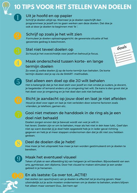 Tips Voor Het Stellen Van Doelen Gopienter