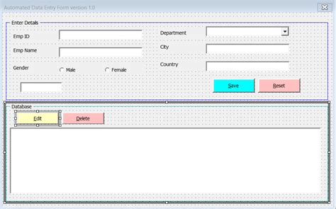 Easy To Follow Create A Fully Automated Data Entry Userform Part In