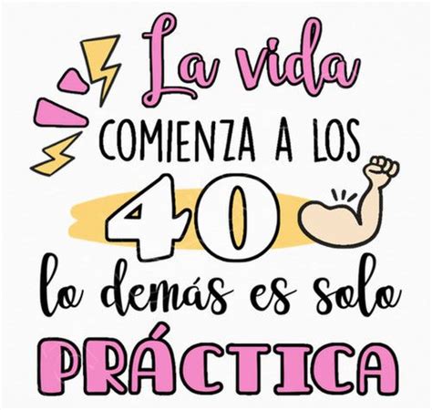 Camiseta la vida comienza a los 40 laTostadora Frases cumpleaños 40