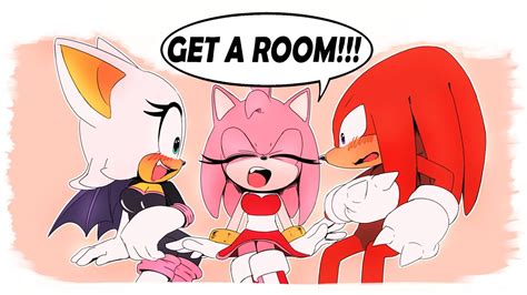 Flirting In Public Knuckles X Rouge Knuxouge Sonic Comic Dub Comp