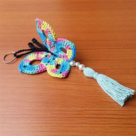 Craft A Vibrant Crochet Butterfly Keychain Step By Step