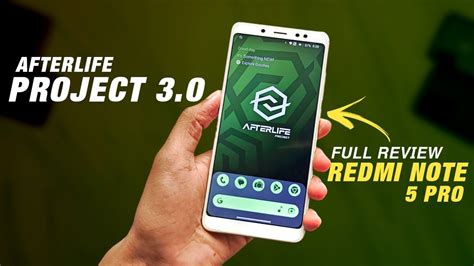 AfterLife Project 3 0 For Redmi Note 5 Pro Android 13 QPR3 Bugs