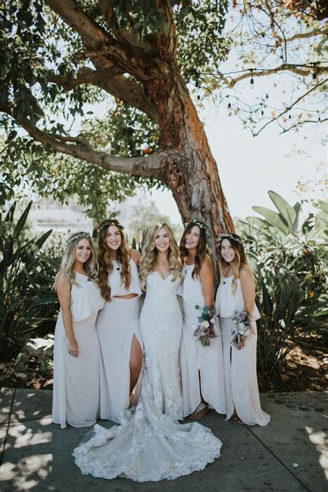 28 Boho Chic Bridesmaids Looks That Excite Weddingomania