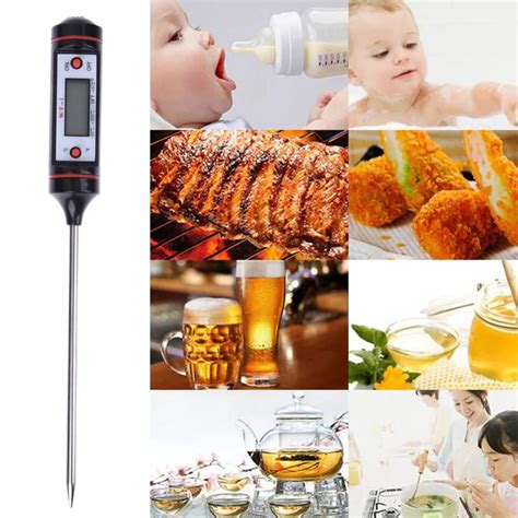 Portable Digital Food Thermometer Pen Style Kitchen Bbq Dining Tools Temperature Meter Household