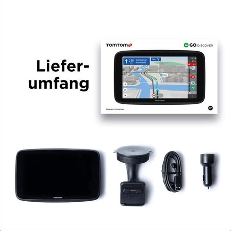 Tomtom Navigationsger T Go Discover Weltweit Auto Bluetooth Wlan