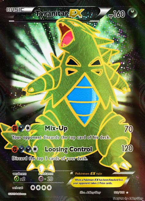 Mega Tyranitar Pokemon Card X