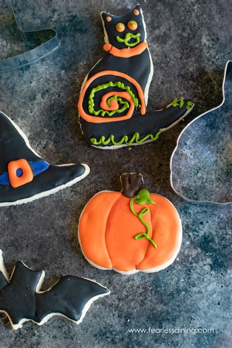 Gluten Free Halloween Cut Out Cookies - Fearless Dining