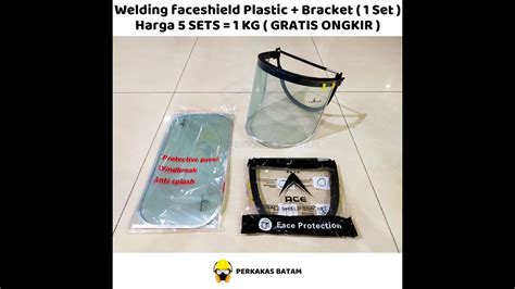 Welding Faceshield With Visor Bracket Plastic Face Shield PVC SAFETY