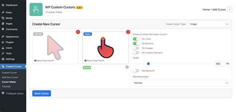 Wp Custom Cursors Wordpress Cursor Plugin By Webtrendy Codecanyon