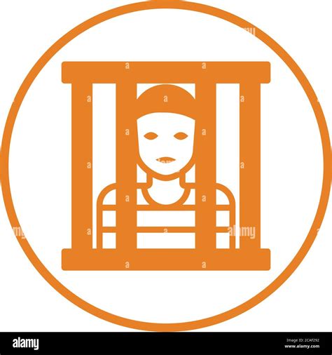 Prison Bars Jail Icon Illustration Stock Vector Images Alamy