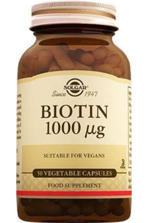 Solgar Biotin 1000 mcg 50 Kapsül Yorumları ve Fiyatı Trendyol