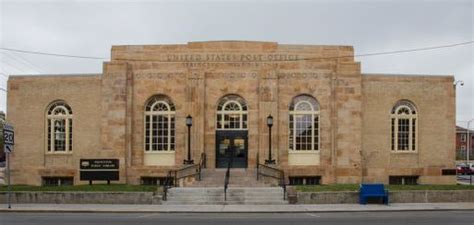 The Us Post Office Building Completed In 1937 In Princeton West