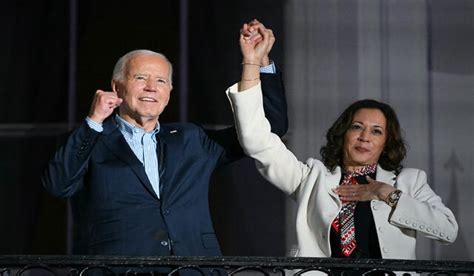 Kamala Harris da su primera declaración tras renuncia de Biden a la