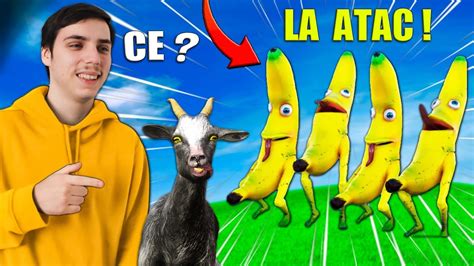 Capra Vs Banana Cine Castiga Youtube