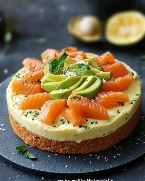 D Couvrez Notre Recette De Cheesecake Sal Lavocat Et Au Saumon Une