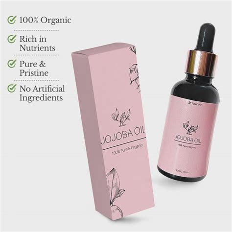 Jojoba Facial Oil 100 Pure Essential Oil 30ml 5pc Skincare T Set By