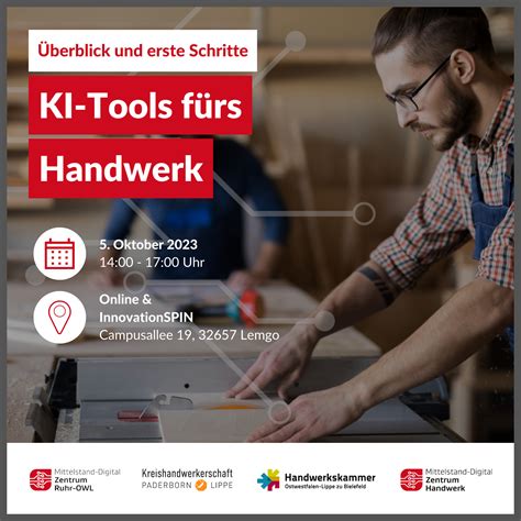 KI Tools Im Handwerk Kreishandwerkerschaft Paderborn Lippe