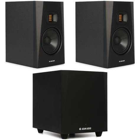 ADAM Audio T7V 7 Inch Powered Studio Monitor Pair With T10S 10 Inch