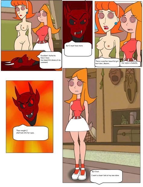 Rule 34 2girls Breasts Candace Flynn Carlosfco Clothing Comic Demon Devil English Text