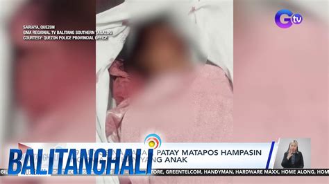 Anyos Na Babae Patay Matapos Hampasin Ng Pala Ng Kaniyang Anak