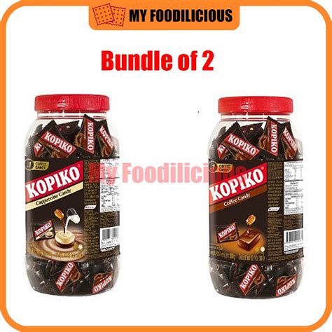 Kopiko Coffee Candy Classic Cappuccino Jar 1050g Gula Gula Kopi