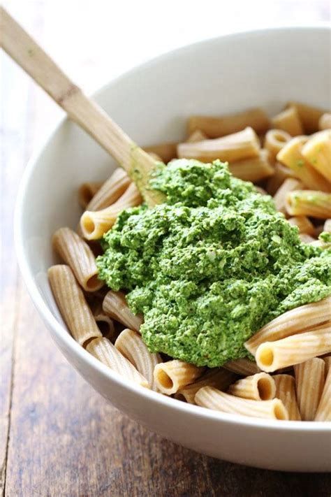 Healthy Baked Pesto Rigatoni Recipe Pinch Of Yum